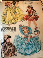 2084 54 CHUB DOLL DRESS COAT HAT PETTICOAT NITIE 14-15'' PATTERN